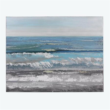 YOUNGS Beach & Waves Canvas Oil Painting Art 61690